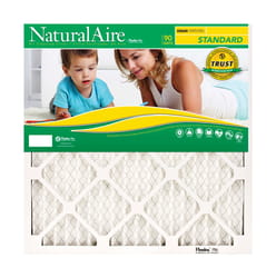 NaturalAire 20 in. W X 20 in. H X 1 in. D Polyester Synthetic 8 MERV Pleated Air Filter 1 pk