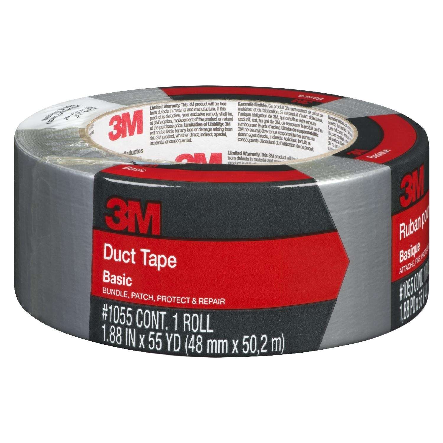 3M Scotch 1.88 in. W x 55 yd. L Silver Solid Duct Tape Ace Hardware