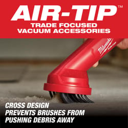 Milwaukee Air-Tip Shop Vac Cross Wet/Dry Vac Brush 1 pc