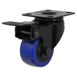 Shepherd Hardware Blue Diamond 2 in. D Swivel Thermoplastic Caster 135 lb 1 pk