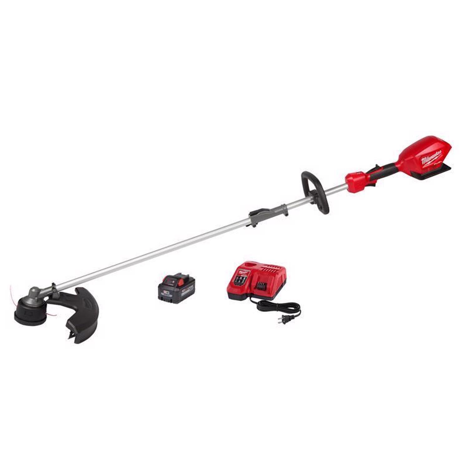 Milwaukee M18 FUEL Quik-Lok 2825-21ST 16 in. 18 V Battery String Trimmer Kit (Battery Charger)