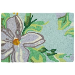 Jellybean 20 in. W X 30 in. L Multi-color Summer Blooms Polyester Accent Rug