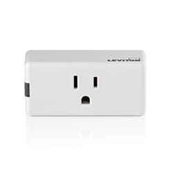 Leviton Decora Smart Grounded 1 outlets Smart-Enabled Mini Plug-In Adapter 1 pk