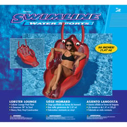 Swimline Red Vinyl Inflatable Pool Float