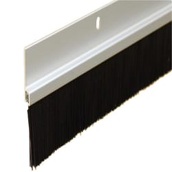 Randall Black/Gray Aluminum/Polypropylene Door Sweep 1 pc