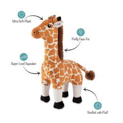 Pet Shop by Fringe Studio Plush Giraffe Dog Toy