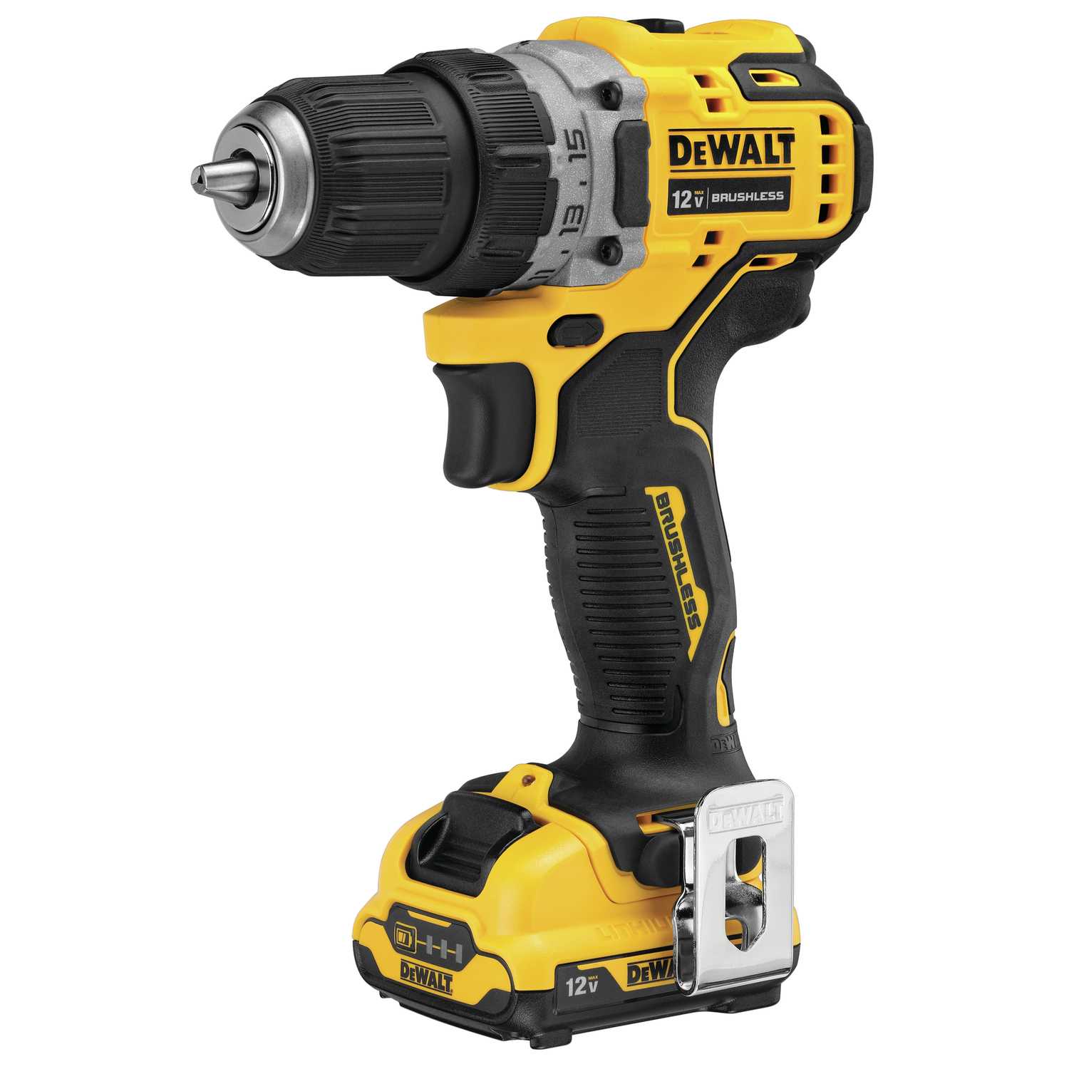 Dewalt Xtreme 12v Max 12 Volt Brushless Cordless Compact Drilldriver Kit 38 In 1500 Rpm Ace