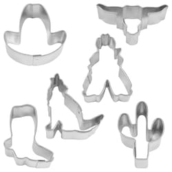 R&M International Silver Steel Cookie Cutter Set