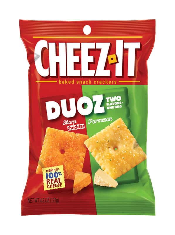 CheezIt Duoz Sharp Cheddar/Parmesan Crackers 4.75 oz Pegged Ace Hardware