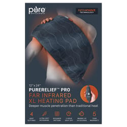 Pure Enrichment PureRelief Heating Pad 4 settings Gray 12 in. W X 24 in. L