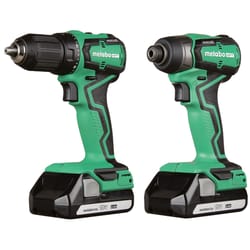 Metabo HPT 18V Cordless Brushless 2 Tool Compact Drill and Impact Driver Kit