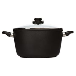 Swiss Diamond Cast Aluminum Stock Pot 11 in. 8.5 qt Black