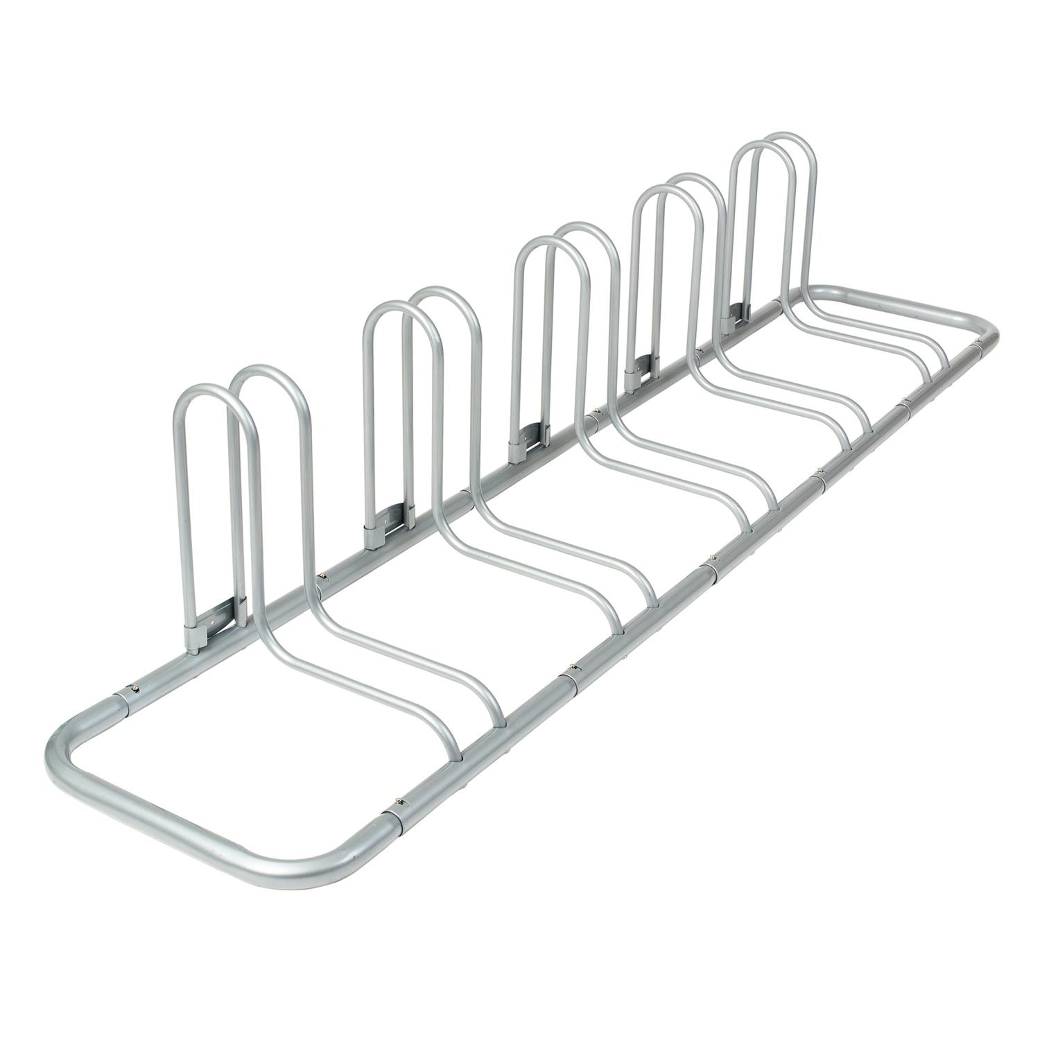 Retrospec Steel Bicycle Storage Rack 5 Bike Silver Sansujyuku sansujyuku.com