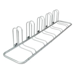 Retrospec Steel Bicycle Storage Rack 5 Bike Silver