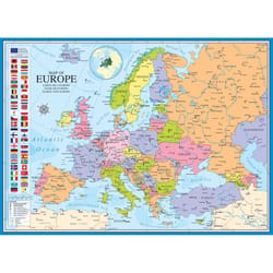 Eurographics Map of Europe Jigsaw Puzzles Multicolored 1000 pc