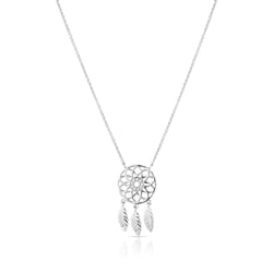 Montana Silversmiths Women's Dream Catcher Silver Necklace Water Resistant