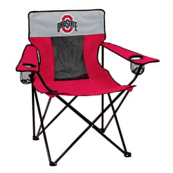 Logo Brands Elite Red Ohio State Director's Folding Chair