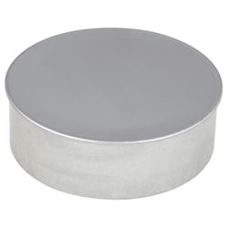 Imperial 6 in. X 6 in. X 6 in. Galvanized Steel Vent Tee Cap