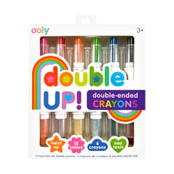 OOLY Double Up Assorted Color Crayons 6 pk