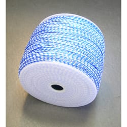 Campbell 1/4 in. D X 3000 ft. L Blue/White Braided Polypropylene Safety Rope