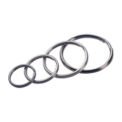 HILLMAN Tempered Steel Silver Split Rings/Cable Rings Key Ring