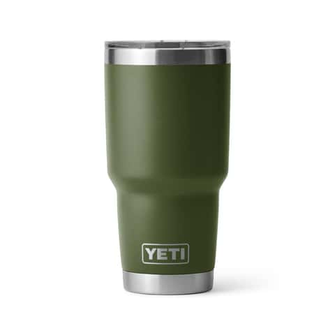 REAL YETI 10 Oz. Laser Engraved Highlands Olive Stainless Steel 10