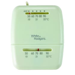 White Rodgers Heating and Cooling Lever Non-Programmable Thermostat