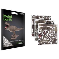 Metal Earth T Rex Dinosaur 3D Model Kit Brown 47 pc