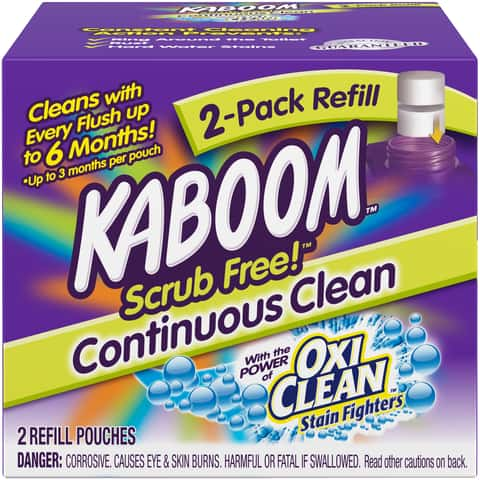 Kaboom Scrub Free Clean Scent Toilet Bowl Cleaner 1.38 oz Tablet - Ace  Hardware