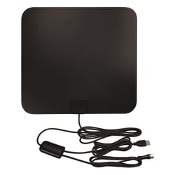 Monster Just Hook It Up Indoor HDTV/UHF/VHF Ultra Thin Amplified Digital Flat Antenna 1 pk