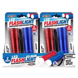 Blazing LEDz COB 90 lm Assorted LED COB Flashlight AAA Battery
