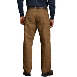 Dickies Men's Cotton Carpenter Jeans Brown 38x32 7 pocket 1 pk