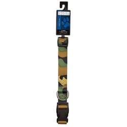 Boss Pet Casual Canine Green Camo Nylon Dog Collar Large/X-Large