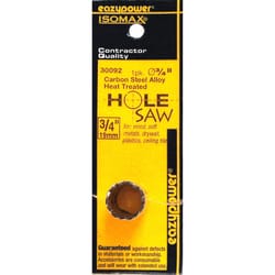 Eazypower ISOMAX 3/4 in. Carbon Steel 1 in. L Hole Saw