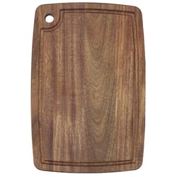 Totally Bamboo 15 in. L X 10 in. W X 1 in. Acacia Wood Cutting Board