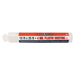 Berry Plastics Film-Gard Plastic Sheeting 4 mil X 15 ft. W X 25 ft. L Polyethylene Clear