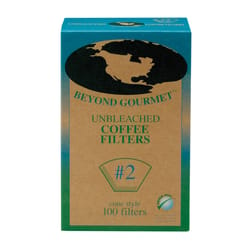 Beyond Gourmet 2 cups Brown Cone Coffee Filter 100 pk