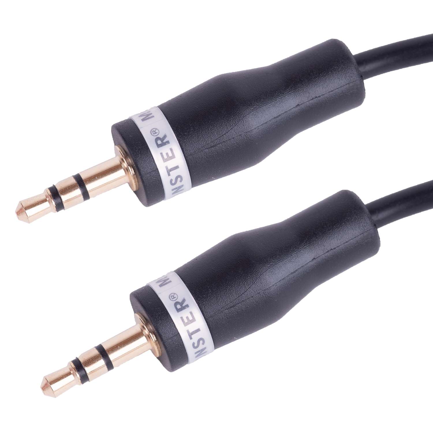 Monster Jhiu0023 Stereo Plug Cable Just Hook It Up 25 ft. L 3.5 mm Black