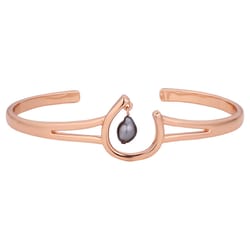 Montana Silversmiths Women's Elegant Aura Cuff Rose Gold Bracelet One Size Fits Most