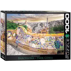 Eurographics Barcelona Park Guell Jigsaw Puzzle Multicolored 1000 pc
