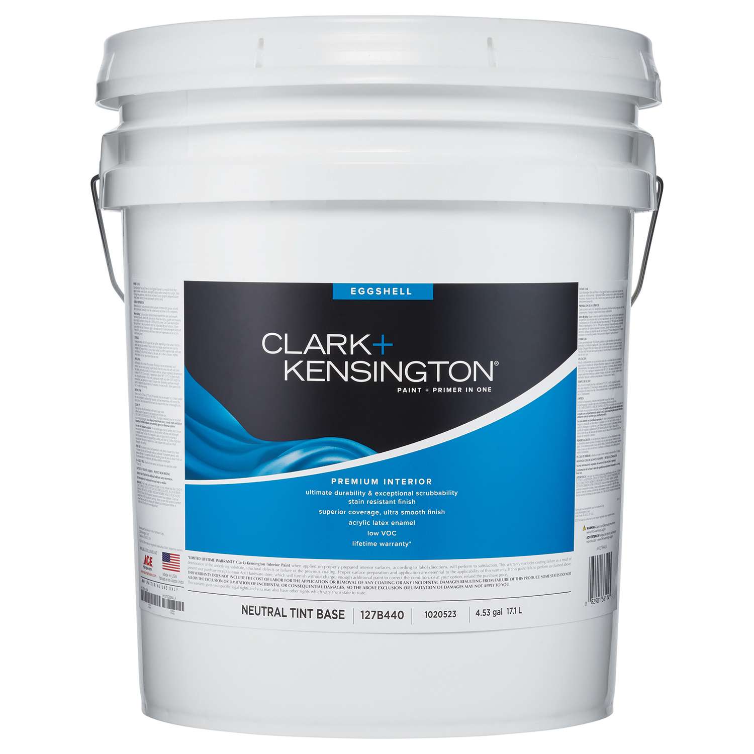 Clark+Kensington Eggshell Tint Base Neutral Base Premium Paint Interior