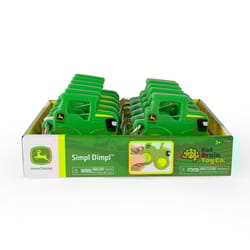 Fat Brain John Deere Simpl Dimpl Tractor Plastic/Silicone Green/Yellow