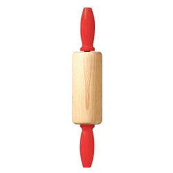 Linden Sweden 8.5 in. L X 1.75 in. D Wood Rolling Pin Red