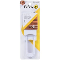 Safety 1st White Plastic Cabinet Slide Locks 2 pk