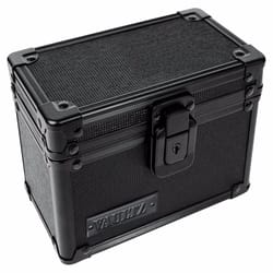 Vaultz Locking Medicine Storage Box with Combination Lock, Black