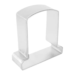 R&M International Corp International Corp 2 in. W X 3 in. L Tombstone Cookie Cutter Silver 1 pc
