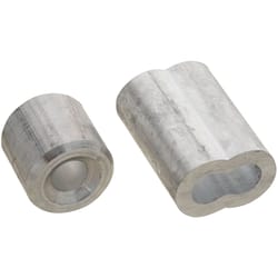 National Hardware 1/4 in. D Aluminum Cable Ferrules and Stops