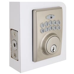 Faultless Satin Nickel Metal Electronic Deadbolt