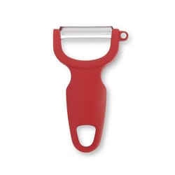 Cutlery Pro Red Plastic/Stainless Steel Peeler