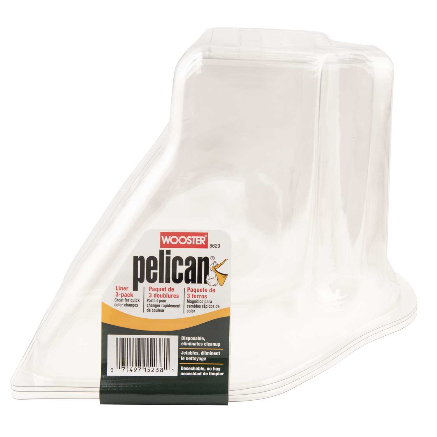 Wooster Pelican Clear 1 qt. Plastic Paint Pail Liner Ace Hardware